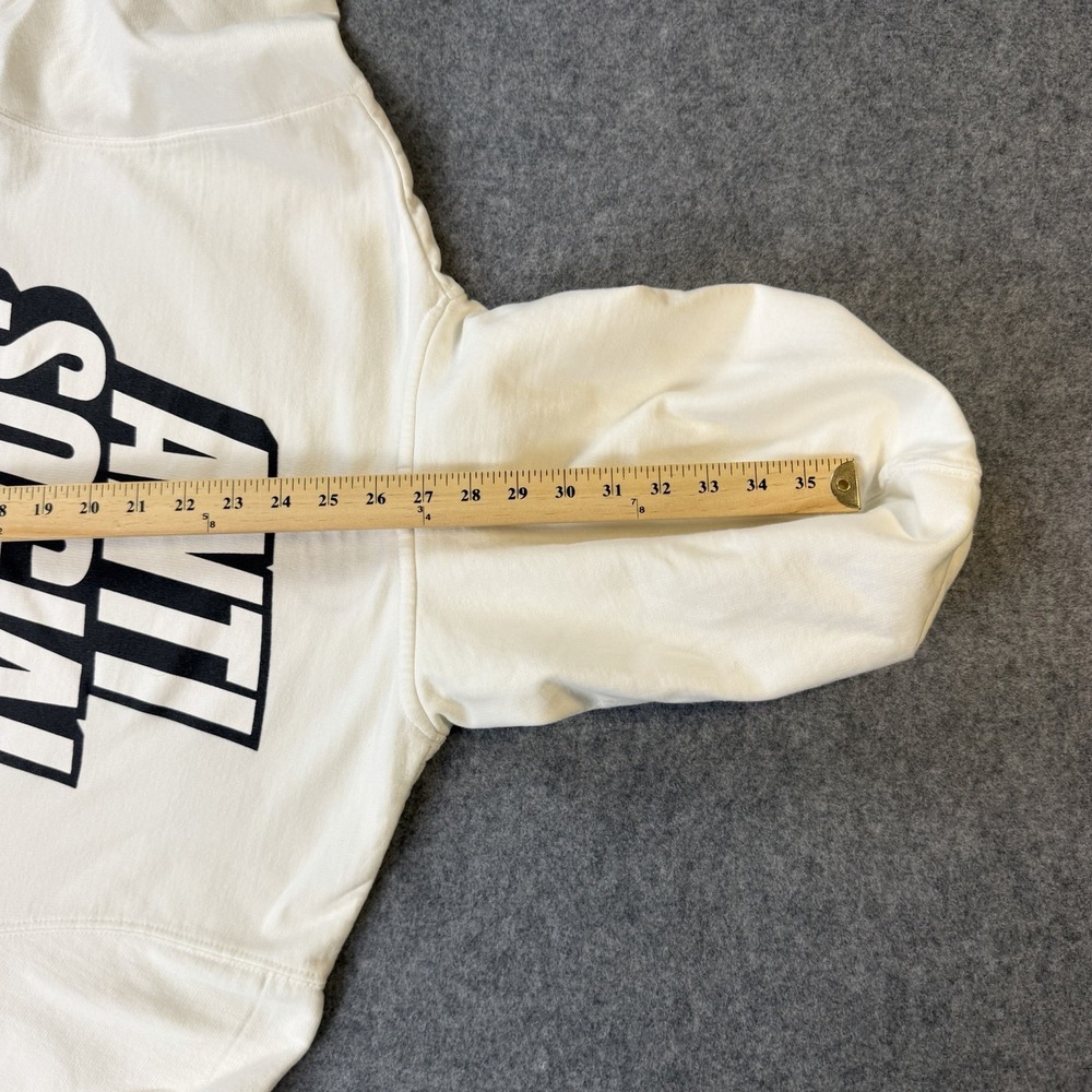 Anti Social Social Club ASSC Block White Hoodie Sweatshirt Mens Small S - Picture 7 of 8